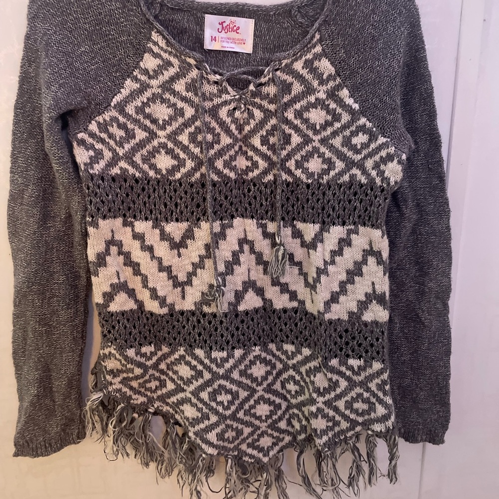 Justice sweater